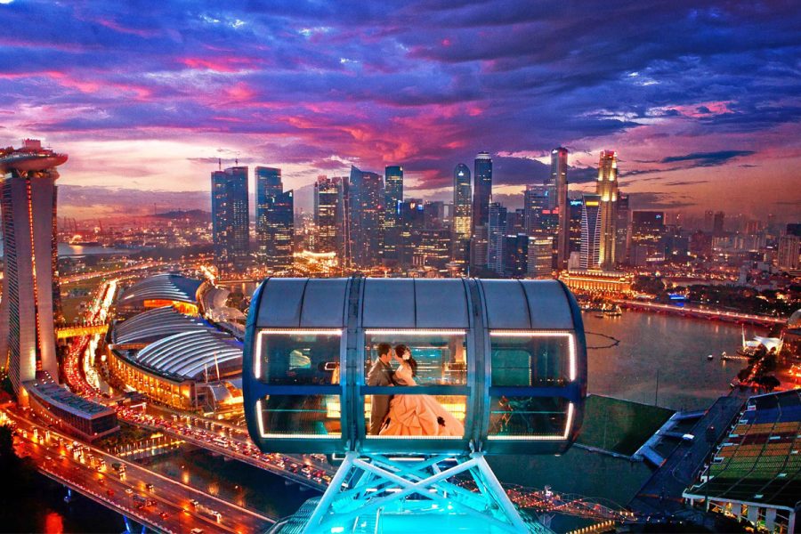 Singapore Flyer and Time Capsule
